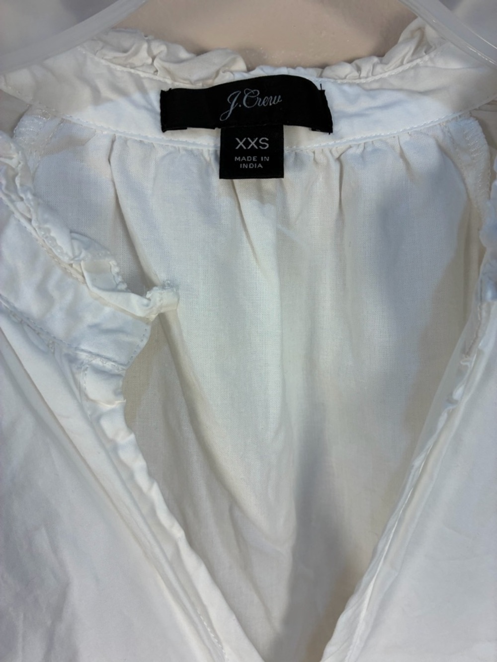 J.Crew White Cotton Tiered Dress - Picture 8 of 12